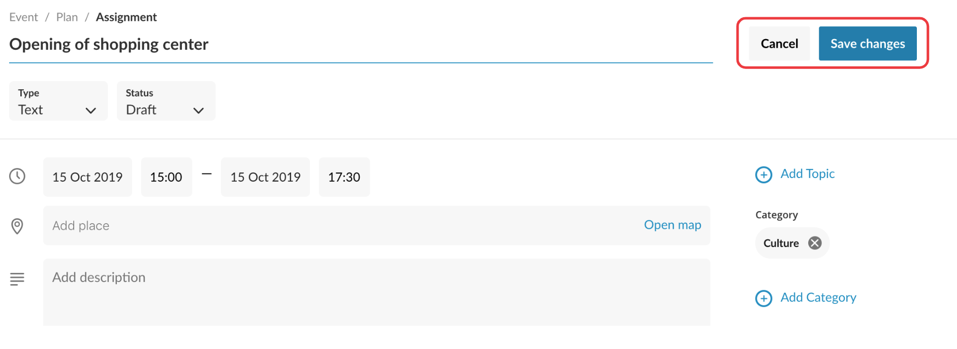 Save the changes when you are done.